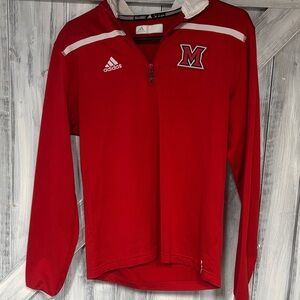 Miami of Ohio 1/4 zip XS